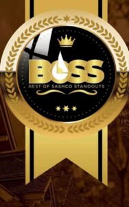 BOSS logo featuring crown and laurel, Best of Sashco Standouts