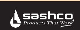 Sashco logo with text 'Products That Work'